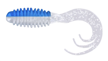 Picture of GSM 2" RING TRIPLE TIP GRUB BLUE-N-SILVER 10 PK RTTG226