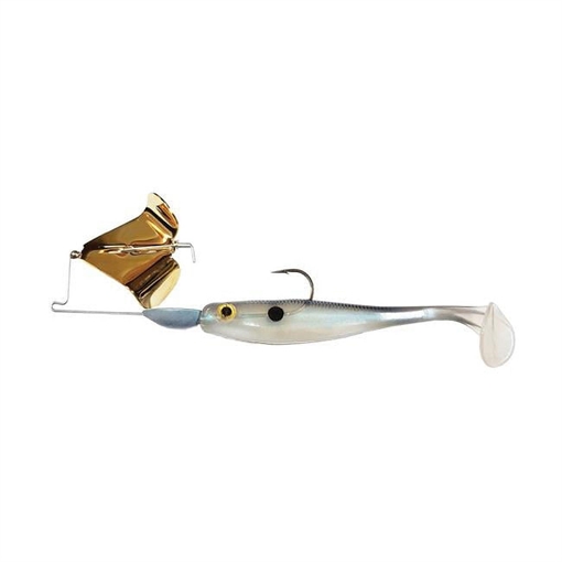 Picture of GSM 3/8OZ SUICIDE SHAD BUZZBAIT GOLD BLADE/BLUE GIZZARD SSBUZZ38-03