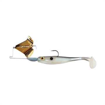 Picture of GSM 3/8OZ SUICIDE SHAD BUZZBAIT GOLD BLADE/BLUE GIZZARD SSBUZZ38-03