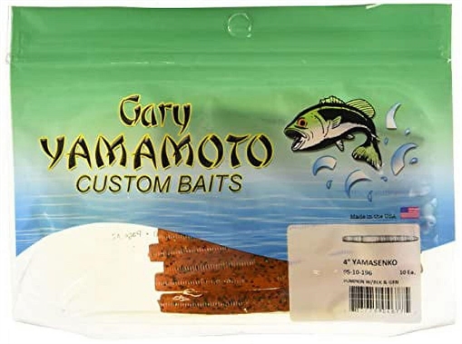 Picture of GSM SENKO PUMPKIN W/ BLACK & GREEN FLAKE (10 PACK) YAM-9S-10-196