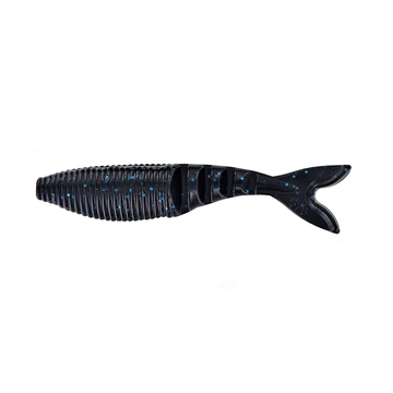 Picture of GSM 4" ZAKO BLACK W/ LARGE BLUE FLAKE (6 PACK) YAM-134-06-021
