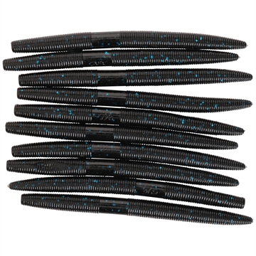 Picture of GSM SENKO BLACK W/ LARGE BLUE FLAKE (10 PACK) YAM-9-10-021