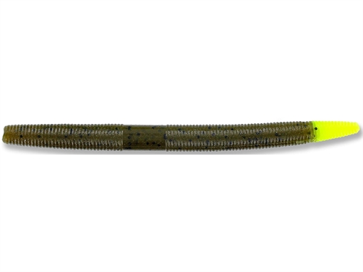 Picture of GSM 5" SENKO GREEN PUMPKIN W/ CHARTREUSE TAIL (10 PACK) YAM-9-10-547