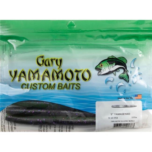 Picture of GSM SENKO SMOKE W/ PUR & BLU FLK / WTRMLN W/ BLU FLAKE 10PK YAM-9-10-953