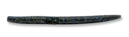 Picture of GSM SENKO SMOKE W/ BLACK, BLUE & CHARTREUSE FLAKE (10 PACK) YAM-9-10-214
