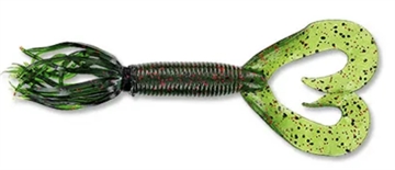 Picture of GSM DOUBLE TAIL HULA GRUB WTM W/ BLACK & RED FLAKE (10 PACK) YAM-93-10-208