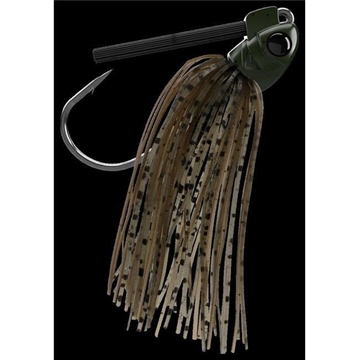 Picture of GSM PANDA (HEAVY COVER SWIM JIG) 1/2 OZ. / GREEN PUMPKIN BEL-BPJ12-102
