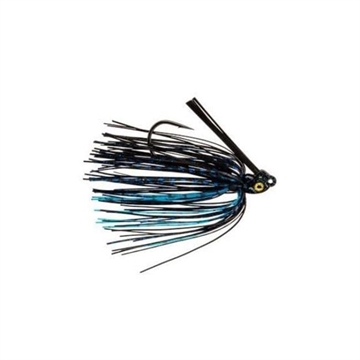 Picture of GSM PANDA (HEAVY COVER SWIM JIG) 3/8 OZ. / BLACK & BLUE BEL-BPJ38-101