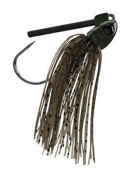Picture of GSM PANDA (HEAVY COVER SWIM JIG) 3/8 OZ. / GREEN PUMPKIN BEL-BPJ38-102