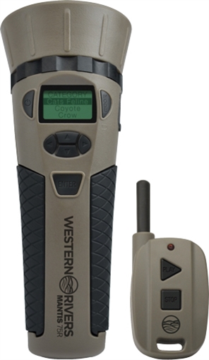 Picture of Western Rivers GC75 Mantis 75R Electronic Call Multiple Sounds Attracts Predators Features Remote Control Brown Polymer GC75 WRC-GC75
