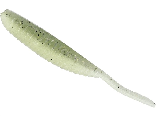 Picture of GSM SHAD SHAPE WORM BABY BASS W/ CRYSTAL CLEAR BELLY LAM 10PK YAM-68JR-10-939