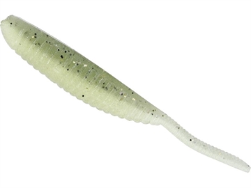 Picture of GSM SHAD SHAPE WORM BABY BASS W/ CRYSTAL CLEAR BELLY LAM 10PK YAM-68JR-10-939