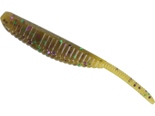 Picture of GSM SHAD SHAPE WORM GRN PMK/GRN&PUR(10 PACK) YAM-68JR-10-301