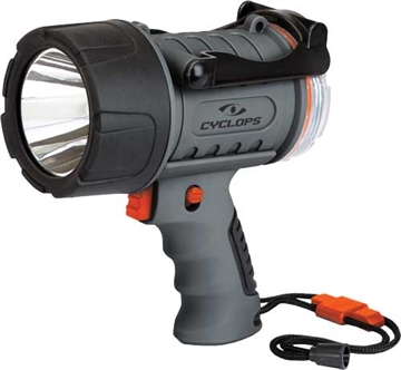 Picture of Cyclops Hand Held 350/700 Lumens Red/Clear Cree XM LED Black/Gray ABS Polymer CYC700WP