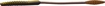 Picture of GSM SQUIRREL TAIL WORM 6" 10PK JUNEBUG RED SQTL6-05