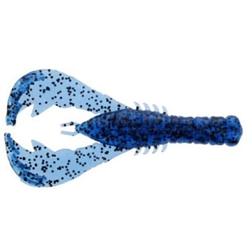 Picture of GSM YAMA CRAW / BLUE W/ LARGE BLACK FLAKE (6 PACK) YAM-CRAW4-417