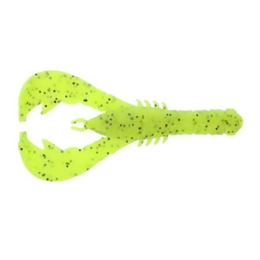 Picture of GSM YAMA CRAW / CHARTREUSE/BLACK FLAKE (6 PACK) YAM-CRAW4-156