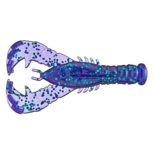 Picture of GSM YAMA CRAW / PURPLE W/ EMERALD FLAKE (8 PACK) YAM-CRAW3-08-213