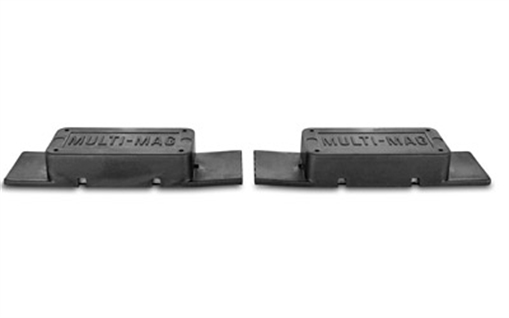 Picture of Gun Storage Solutions Multi-Mags, Double Soft Rubber Coated Magnet strip for semi-auto/magazine storage, 2 per Strip, 2 Strips per Package, Black MULTMAG2
