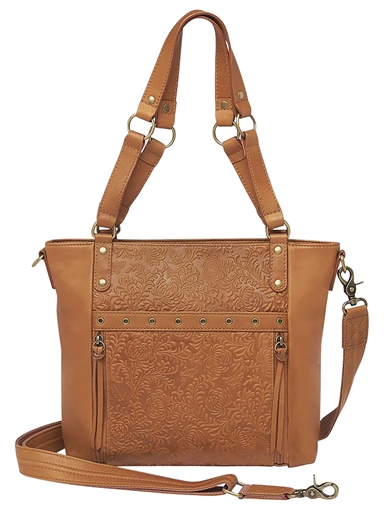 Picture of GTM GTM-122/DBTN BOHO SHLDR TOTE TAN GTM122DBTN