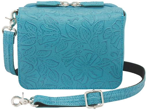 Picture of GTM GTM-15TLD/BLUE CROSSBODY COWHIDE TURQ GTM15TLDBLUE