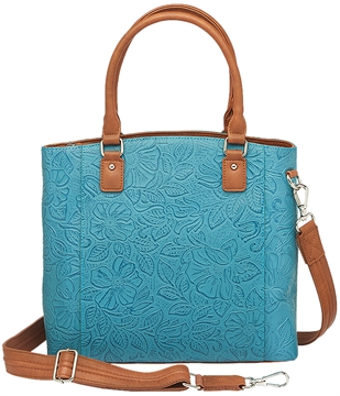 Picture of GTM GTM-51TLD/TBLUE TOWN TOTE COWHIDE TURQ GTM51TLDTBLUE