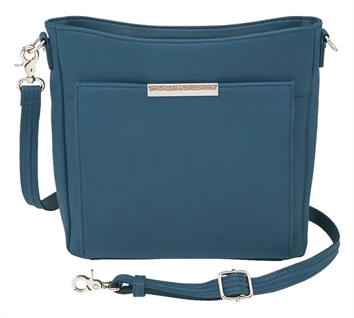 Picture of GTM GTM-98/OCEAN SLIM CROSSBODY BRUSHD LMBSKN GTM98/OCEAN