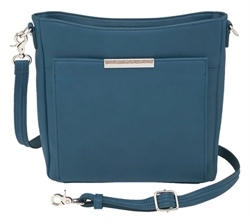 Picture of GTM GTM-98/OCEAN SLIM CROSSBODY BRUSHD LMBSKN GTM98/OCEAN