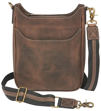 Picture of GTM GTM-CZY/17 CROSSBODY MAIL POUCH BRN GTMCZY17