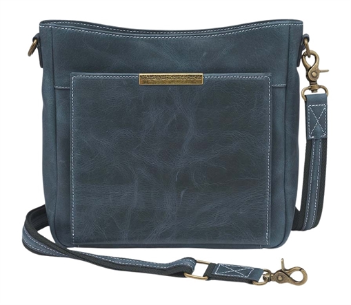 Picture of GTM GTM-CZY/98BLUE    SLIM PURSE CROSSBODY-BUFF GTMCZY/98BLUE