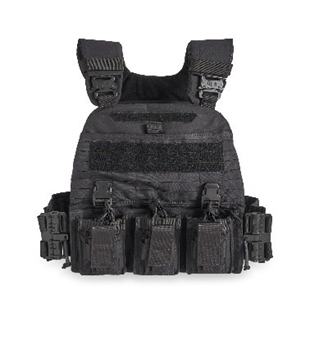 Picture of GUARD DOG BODY ARMOR PITBULL PLATE CARRIER BLACK ADJUSTABLE PITBULL-BLK
