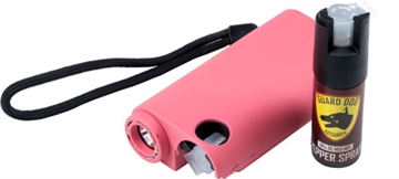 Picture of GUARD DOG OLYMPIAN 3-IN-1 PINK STUN GUN/LIGHT/PEPPER SPRAY SGPSTL-GDOPK