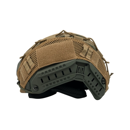 Picture of Guard Dog Tactical Level IIIa Ballistic Helmet - Universal Fit | 3.5 Lbs/Per | Green | Multicam Cover FAST-HELMET-U-G
