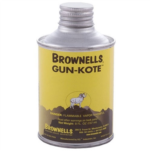 Picture of Brownells GUN-KOTE OVEN CURE GUN FINISH, 8OZ, MATTE BLACK    M2401F-8