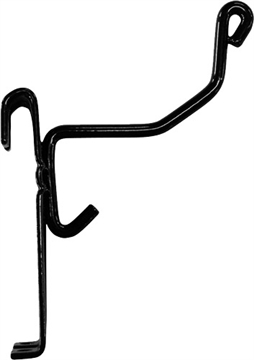 Picture of Gun Storage Solutions Firearm Hangers, Gridwall Gun Cradles, Vinyl Coated, Black GRIDGCRDL10