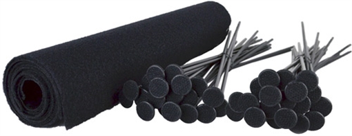Picture of GSS LARGE RIFLE ROD KIT 40 BLK RIFLE RODS .22 CAL 19"X45" RR40SKBL