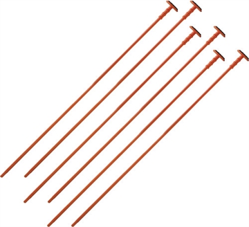 Picture of GUN STORAGE SOLUTIONS ORANGE RIFLE RODS .22 CALIBER 6-PACK RR6EXPOR