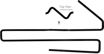 Picture of Gun Storage Solutions Over Under Handgun Hangers - 2 pack (4 gun storage) OUHH2