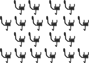 Picture of Gun Storage Solutions Slatwall Gun Cradles, Designed To Display Handguns On Slatwall, Black SLATGCRDL10