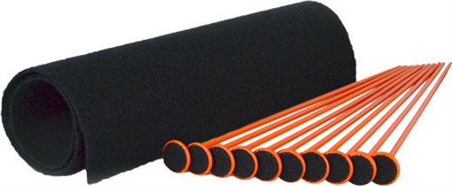 Picture of GSS SMALL RIFLE ROD KIT 10 ORG RIFLE RODS .22 CAL 19"X15" RR10SKOR