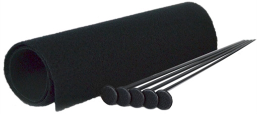 Picture of GSS SMALL RIFLE ROD KIT 5 BLK RIFLE RODS .22 CAL 19"X15" RR5SKBL