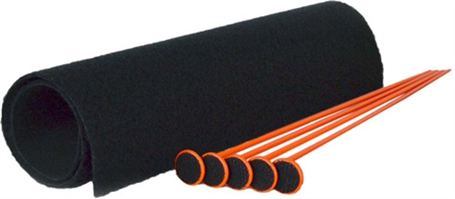 Picture of GSS SMALL RIFLE ROD KIT 5 ORNG RIFLE RODS .22 CAL 19"X15" RR5SKOR