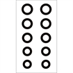 Picture of Gunstar Chubby Circle Reticle Set Black UPN1402722