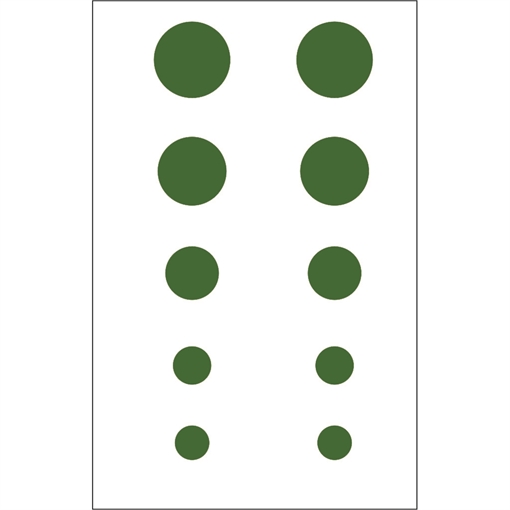 Picture of Gunstar Colossal Dots Set Green UPN1402726