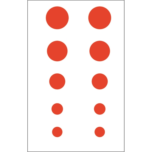 Picture of Gunstar Colossal Dots Set Orange UPN1402727