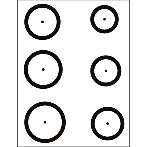 Picture of Gunstar Magnum Target Reticle Set Black UPN1402702