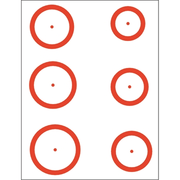 Picture of Gunstar Magnum Target Reticle Set Orange UPN1402704