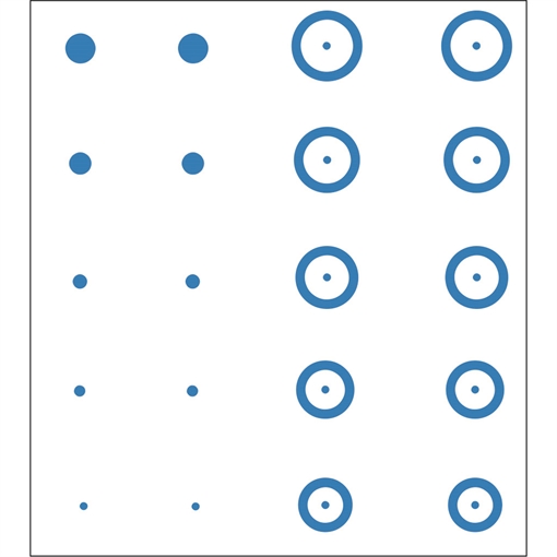 Picture of Gunstar Pro Series Chubbie Reticle Set Blue UPN1402743