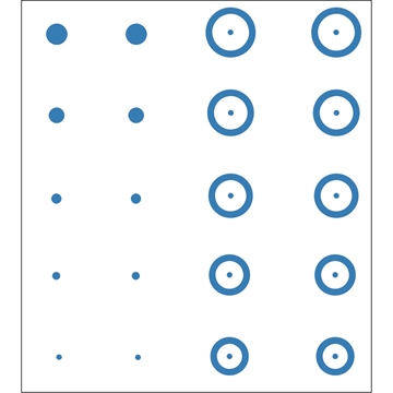 Show details for Gunstar Pro Series Chubbie Reticle Set Blue UPN1402743 Picture of Gunstar Pro Series Chubbie Reticle Set Blue UPN1402743