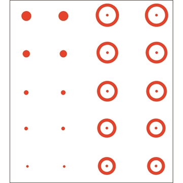 Show details for Gunstar Pro Series Chubbie Reticle Set Orange UPN1402742 Picture of Gunstar Pro Series Chubbie Reticle Set Orange UPN1402742